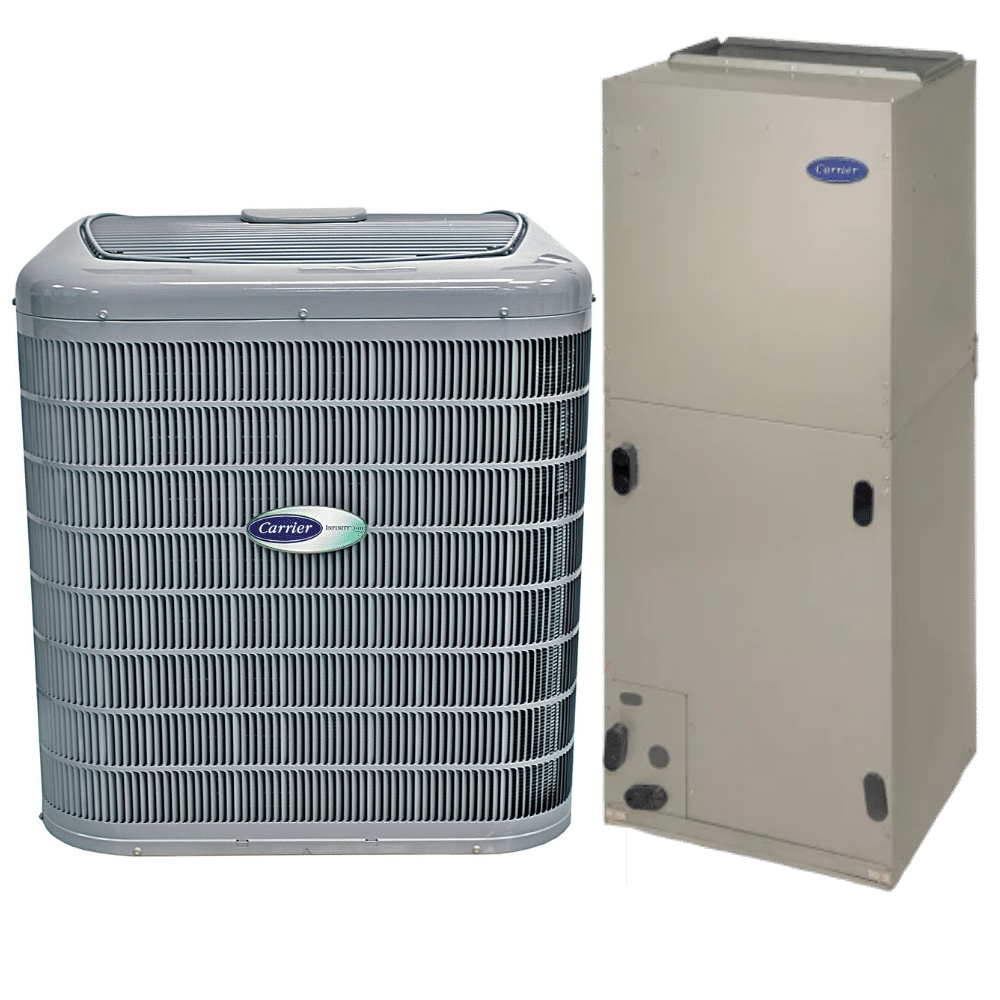 Carrier Heat Pump System - Outdoor and Indoor Units